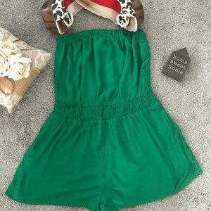 FINAL MARK DOWN - Tube short chiffon romper